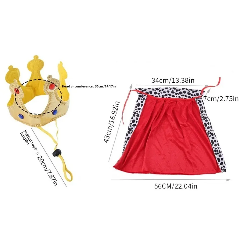Pet Role Playing Dress Up Set Props Decoration Supplies Dog Dog Cat Kitten Birthday Party Event