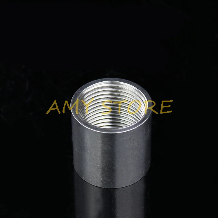 2PCS Round Nut Rod Pipe Fitting Connector Adapter 1/2