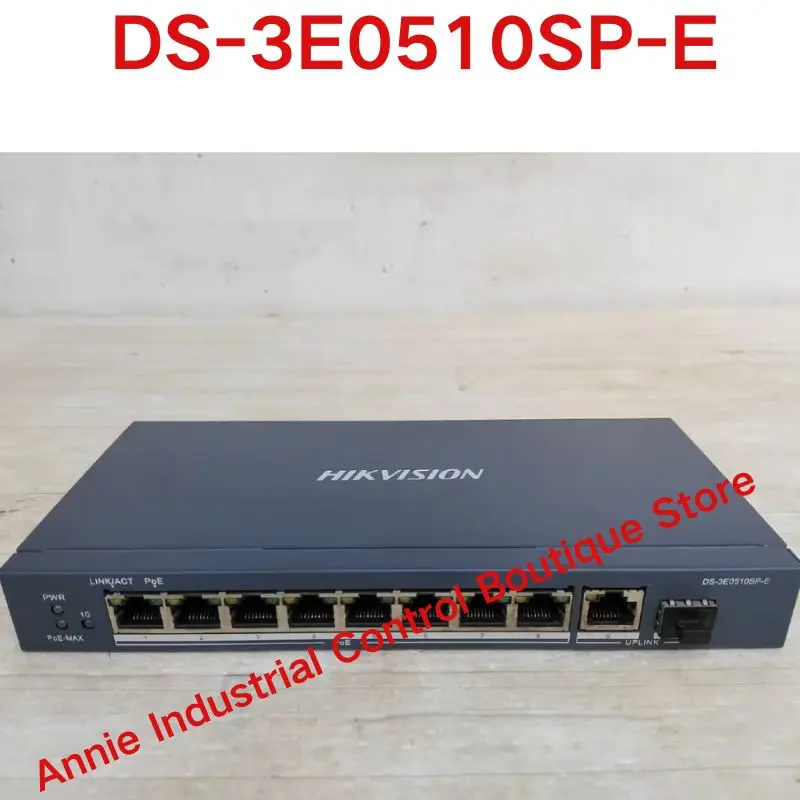 Second-hand test OK  10 port POE switch Gigabit DS-3E0510SP-E low-power POE powered metal switch