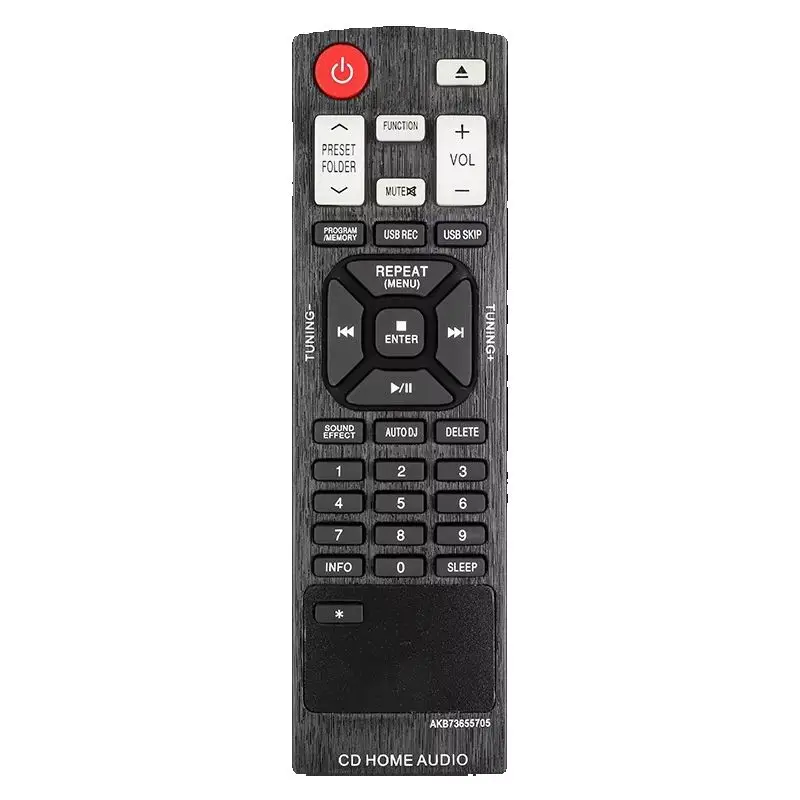 Control Remoto AKB73655705 Compatible con el Sistema de Sonido Estéreo Mini Hi-Fi LG CM9950 OM5540 DM2630K DMS2630V CM9740 OM7750K CM9940 FAS1
