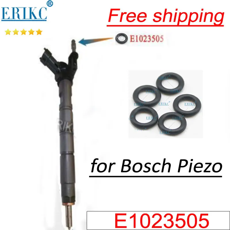 Oil Return Pipe Joint Sealing Ring E1023505 O-Rings for Bosch Piezo Diesel Injector 0445115 Sprayer Nozzle 0445116 0445117