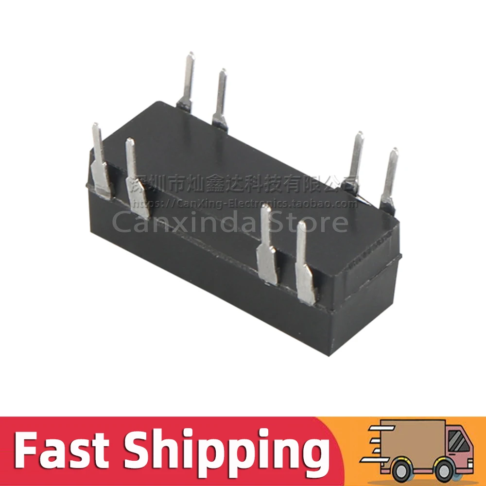 2pcs HE721A2400 DIP8 Dry Reed Relay 24V 1A 10W Normally Open Signle Pole Signle Throw SPST HE721A2400 Relay