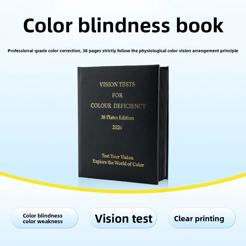 Ophthalmic  Optometry 38th Edition Color Blindness Book Vision Screening Color Blindness Book Color Weakness Examination Chart