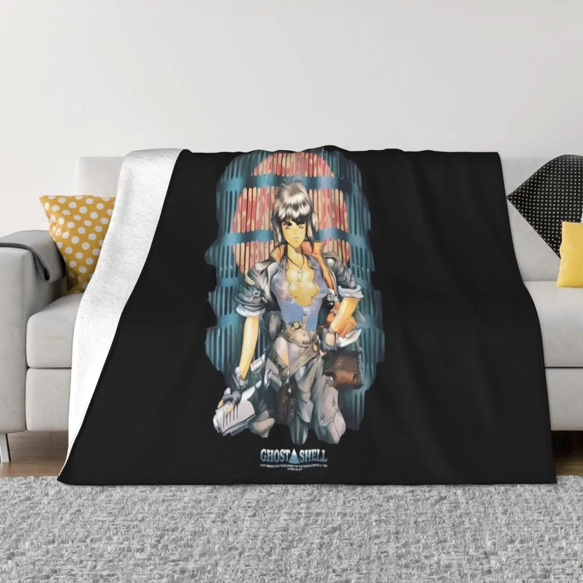 Ghost In The Shell Masamune Shirow Anime Blanket Winter Blankets Winter Warm Blanket Throw Blanket