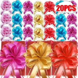 130cm Long Bow Ribbon Gift Packaging Floral Wedding Car Decoration Snow Gauze Ribbon Gift Box Wine Bottles Deco One Pull Molding