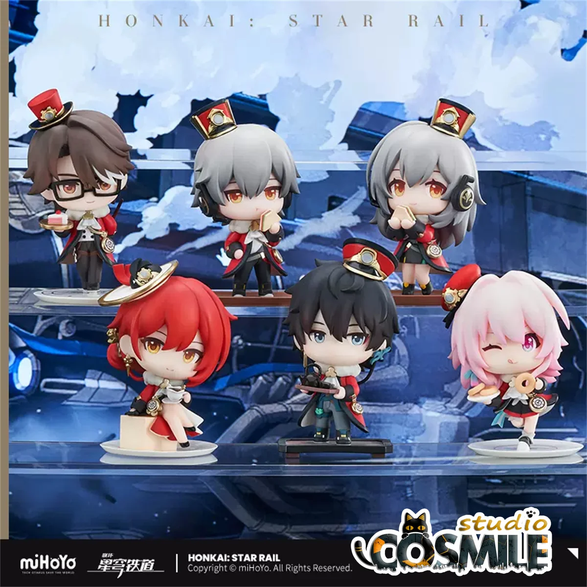 Official Honkai: Star Rail Trailblazer Stelle Caelus Dan Heng March 7th  Himeko PVC Figure Figurine Doll Toy Model Sa