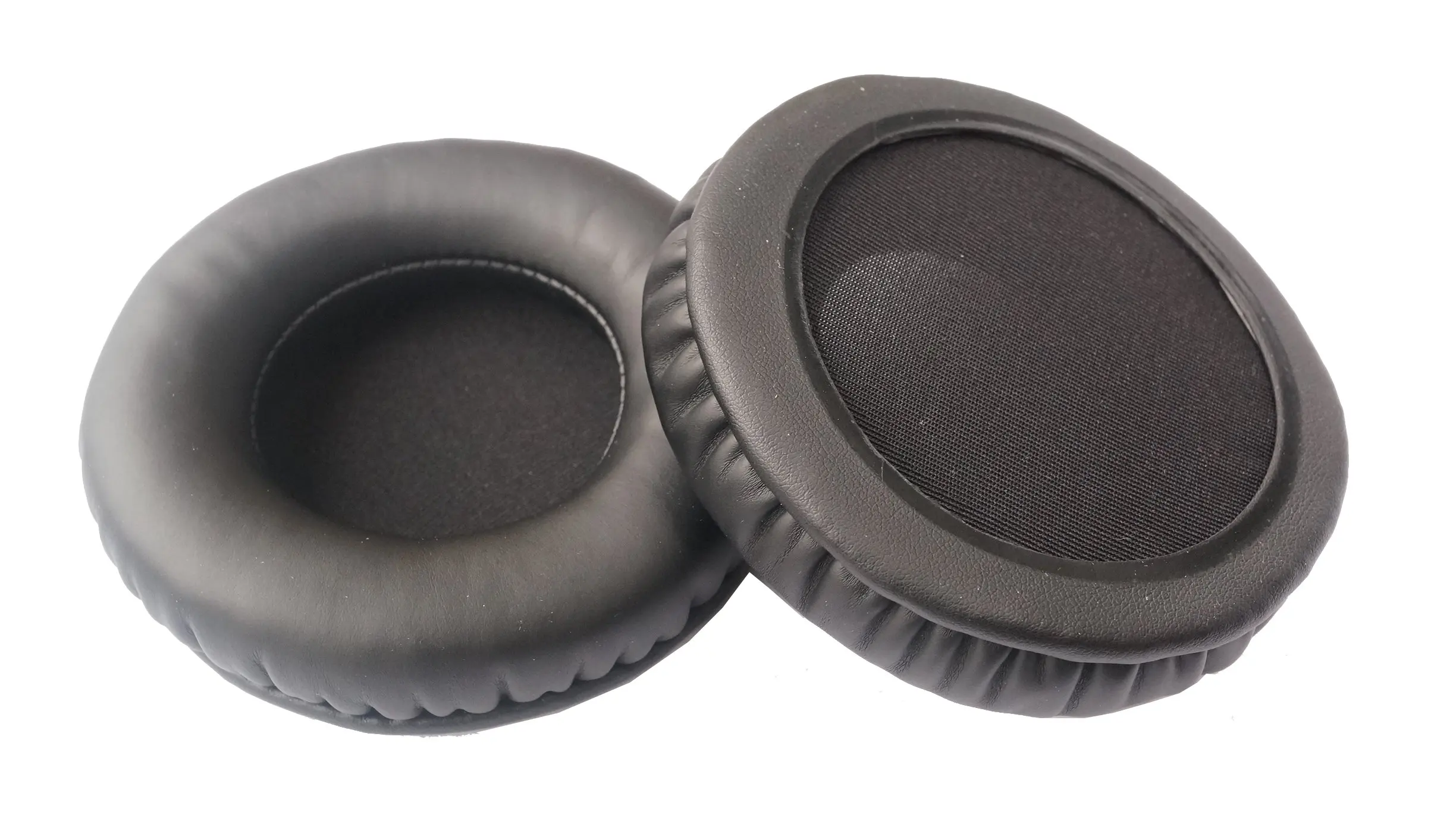 استبدال وسادات الأذن وسادة جلدية ، إصلاح أجزاء ل Mad Catz APK100 Apps سماعة رأس ستيريو للألعاب ، أسود ، 1 زوج