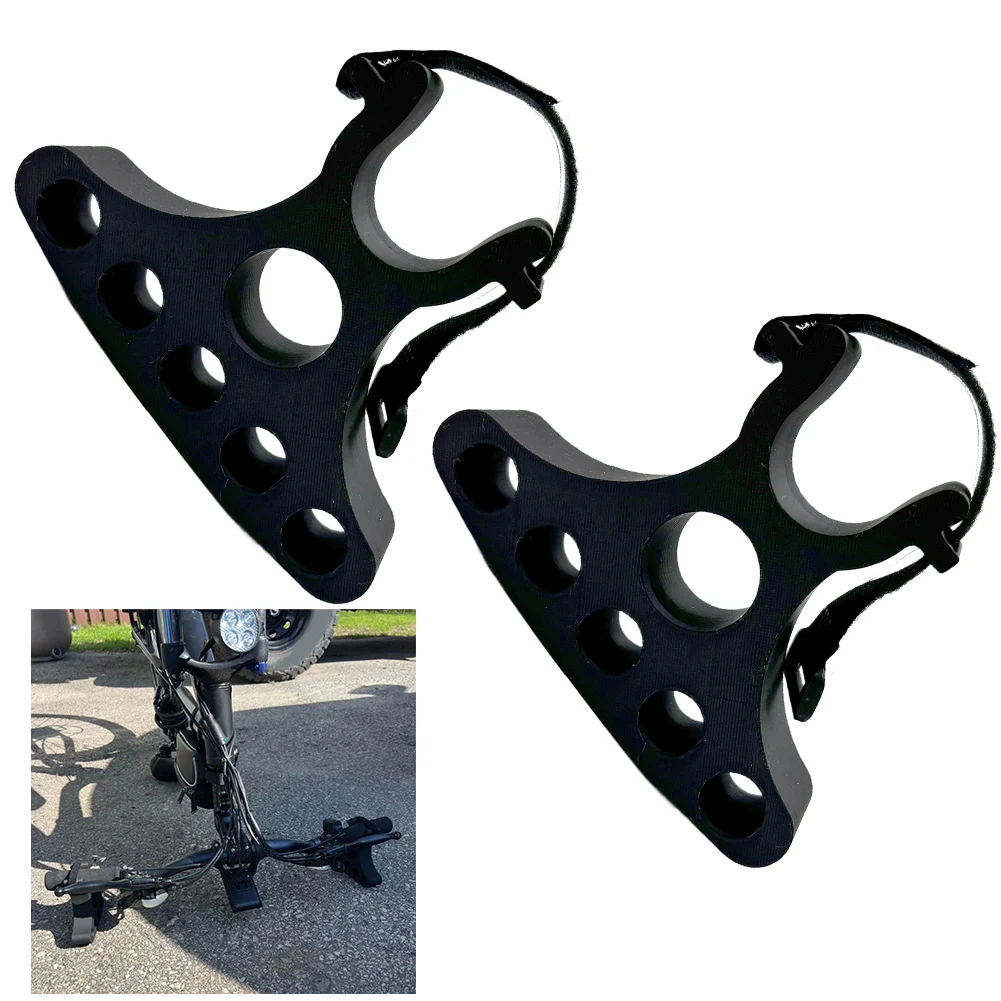 لصيانة الدراجات 2 قطعة قوس المقود إصلاح الدراجة مع الأشرطة القابلة للتعديل دعامات الاستقرار الإعداد السريع #6