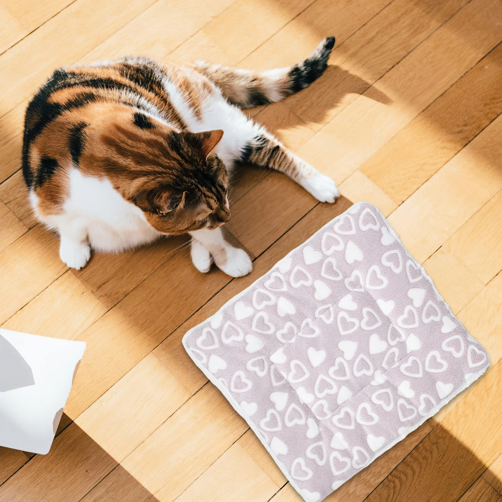 

Thickened Cotton Pet Pad Cats Dogs Sleeping Mat 49x32cm Washable Comfortable Indoor Outdoor Pet Mattress Cushion