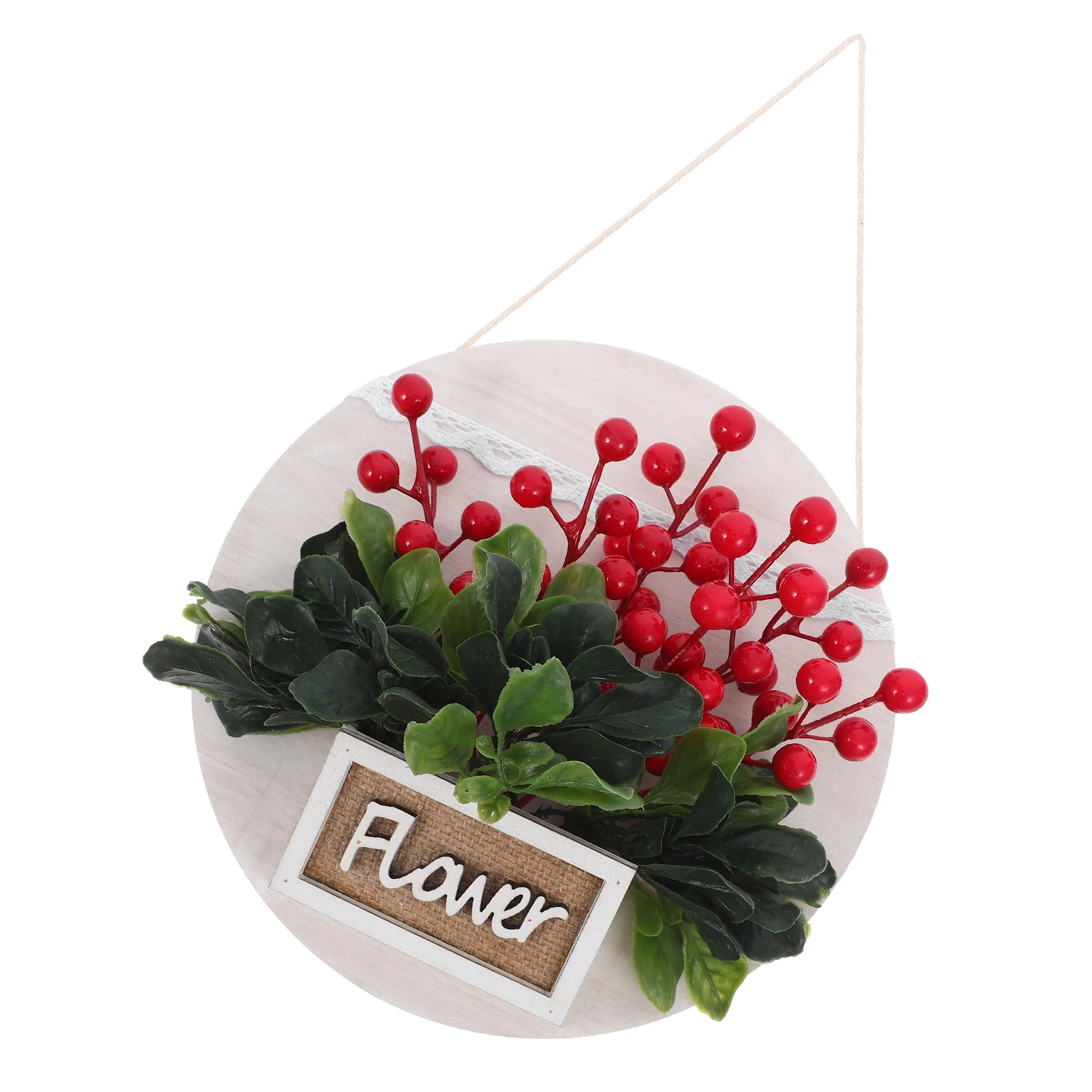 

1pc Elegant Red Berry Faux Plant Flowerpot Simulation Potted Artificial Decoration Festive Spring Ornament New Year Pendant