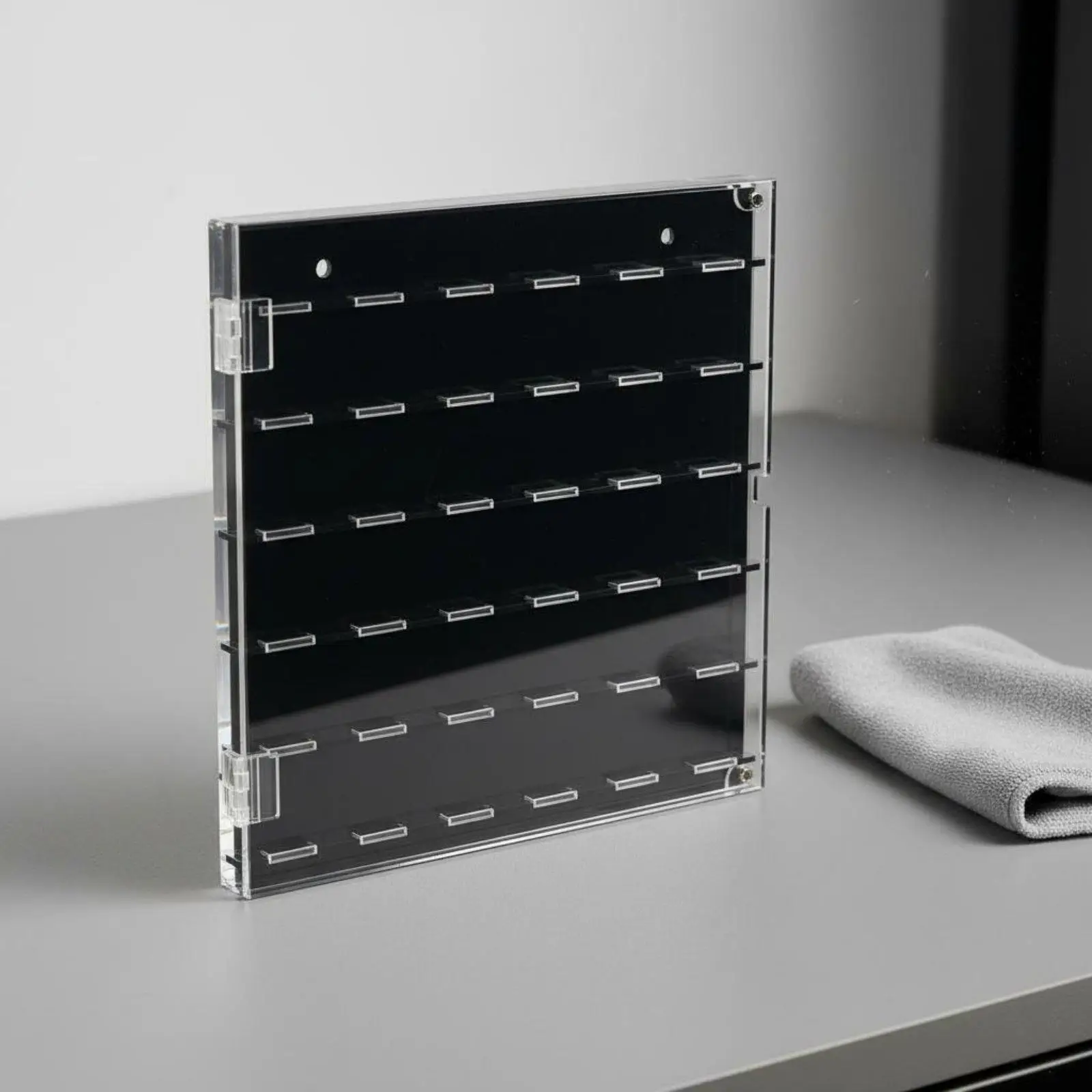 High Clarity Acrylic Pick Case Dustproof Guitar Pick Holder Box for Professional Music Studio Setup