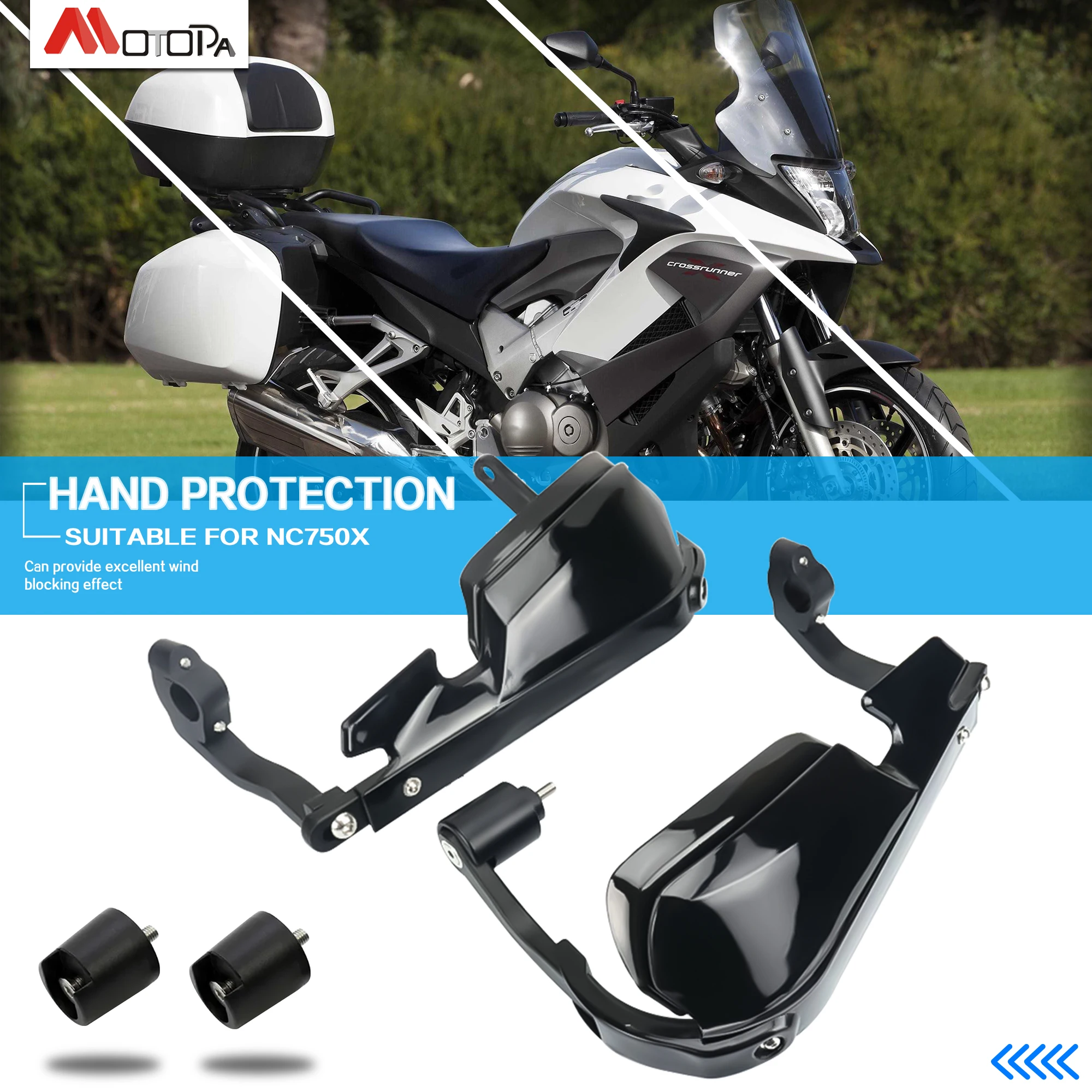 For Honda VFR 1200 X 2010-2016 VFR800X VFR 800 X Motorcycle VFR 1200 X Hand Guards Lever Protector new aluminum alloy Handguard