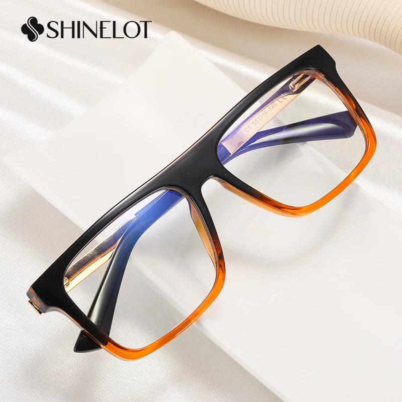 

93502 Technology Oriented Eyeglasses Frame Men Radiation Protection Rectangle Glasses Best-Selling Male Eyewear Accessory