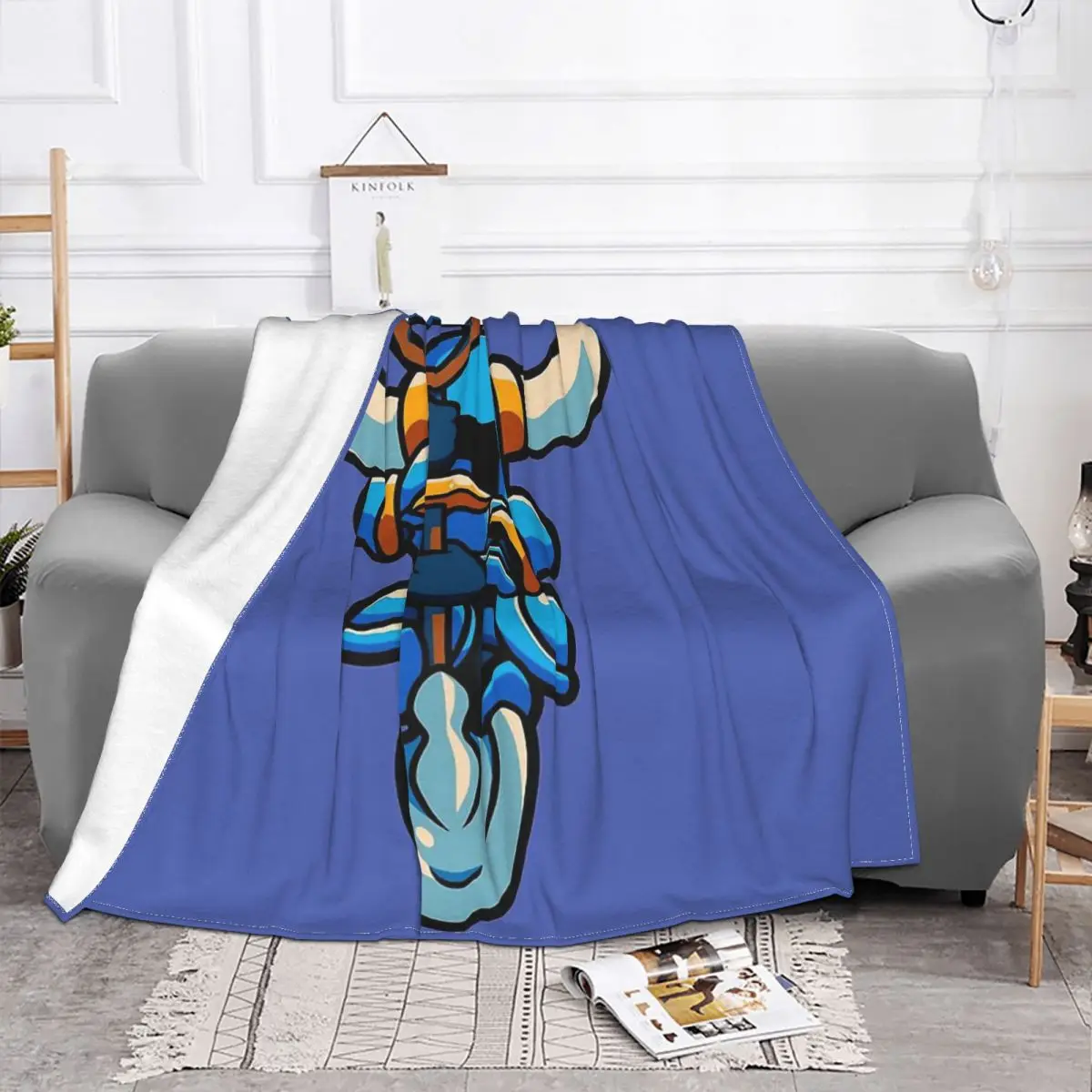 Shovel Knight 8 Bit ACT Game Blanket Flannel Decoration Drop Portable Home Bedspread