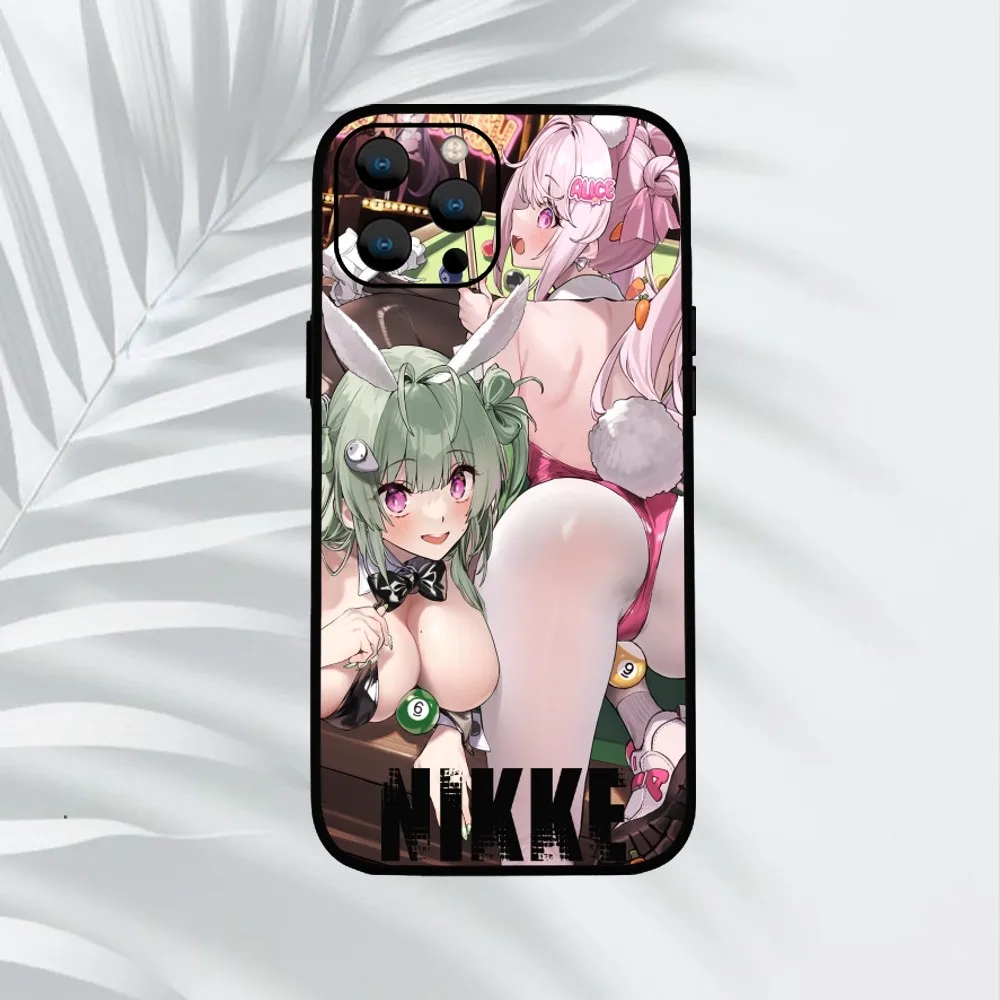 Sexy Game Goddess of Victory Nikke  Phone Case For iPhone Mini 11 12 13 14 15 Pro XS Max X Plus SE XR Shell