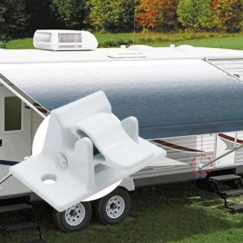 

Кронштейн для нижнего крепления для кемперов и прицепов, для установки солнцезащитного козырька Dometic Sun Chaser, прост в установке.