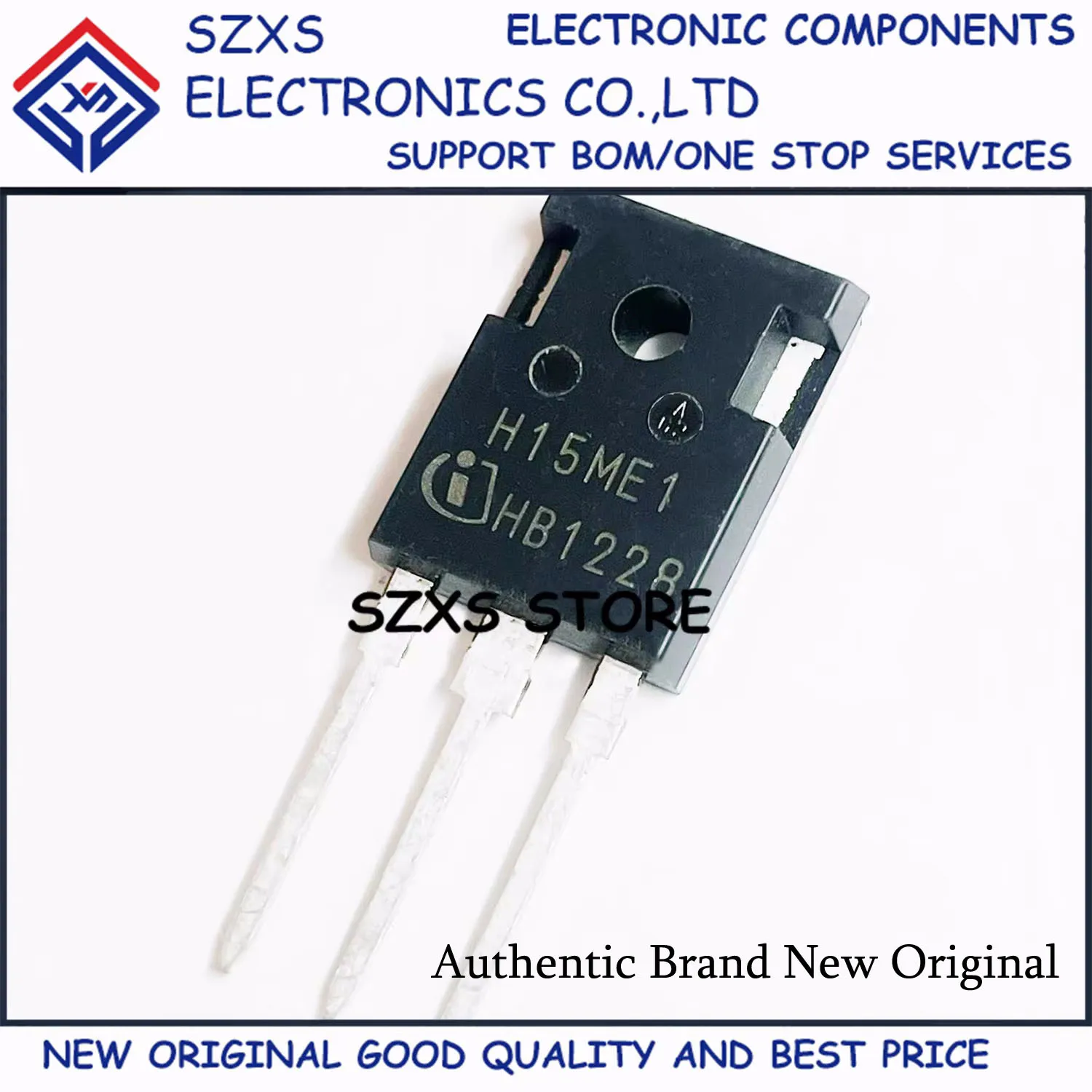 New Original 10Pcs H15ME1 IHW15N120E1 TO-247 1200V 15A Powerful IGBT Transistor In Stock Electronic Components Good Quality