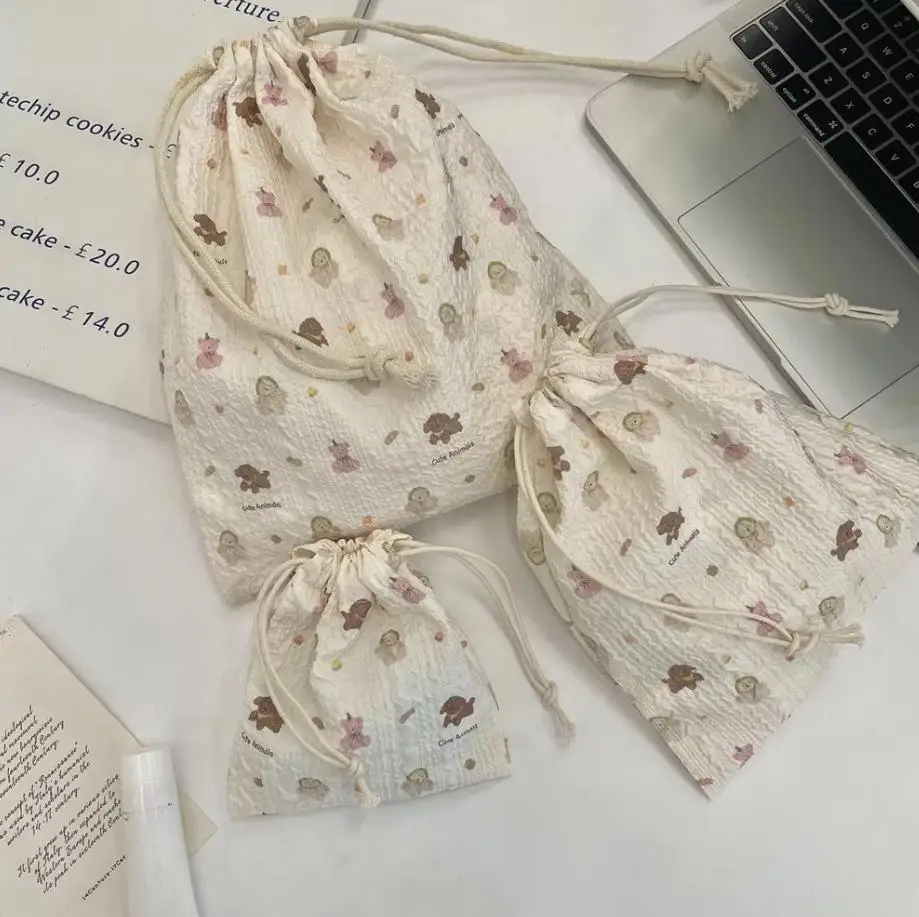 New Skin Care Products Lucky Bag Bundle Portable Cosmetic  Storage Fabric Drawstring Travel Portable Dust Bag