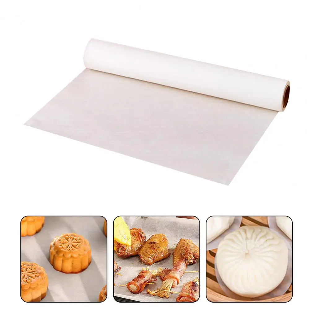 1 Box of Paper Baking Sheets，Food-Grade，Silicone Baking Paper，Oil Absorbent Non-stick Kitchen，Greaseproof Baking Paper