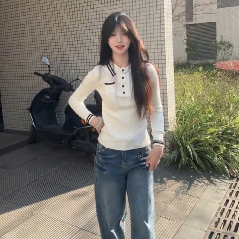 

Футболки с длинными рукавами и принтом, женские летние хлопковые полосатые ленты с завязками на плечах, легкие быстросохнущие воздушные футболки для кампуса для девочек