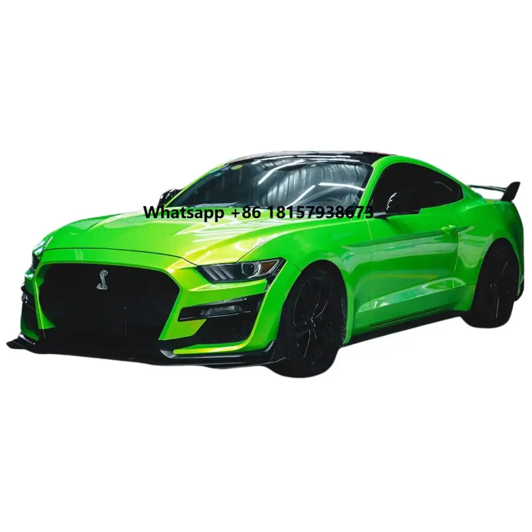 

Candy Neon Green Vinyl Wrap Car Wrap Vinyl Color OEM Factory Price Decorative Films Color-changing Car Tpu Film
