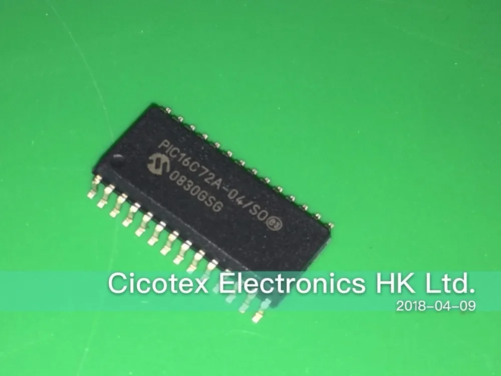 2pcs/lot PIC16C72A-04/SO SOP28 IC MCU 8BIT 3.5KB OTP 28SOIC PIC16C72AT-04/SO