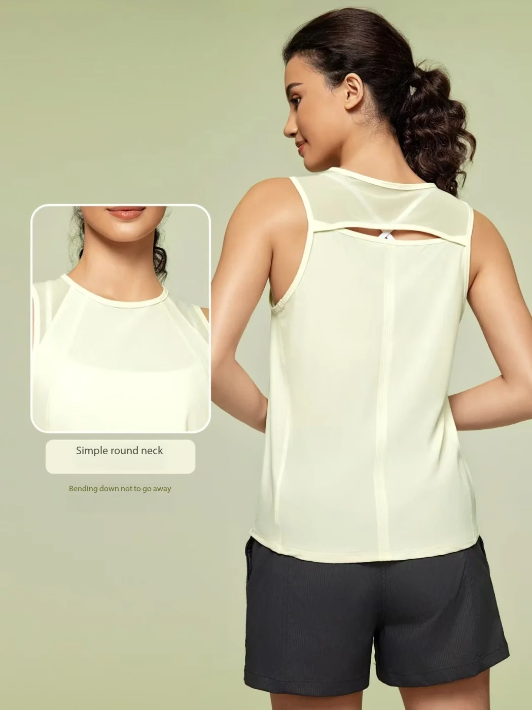 

Женский топ для йоги Lemon Yoga, свободного кроя, для тренировок, без рукавов, с вырезом на спине, из мягкой ткани, спортивная одежда, футболка для бега.