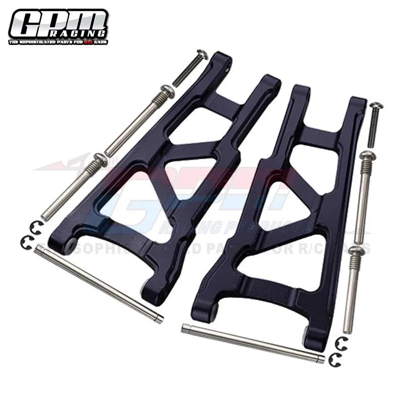 GPM Alloy Front or Rear Lower Arm Suspension Arm for TRAXXAS STAMPEDE VXL 4x4 RUSTLER VXL RUS056 TRAXXAS SLASH 4X4 1/7 XO-1