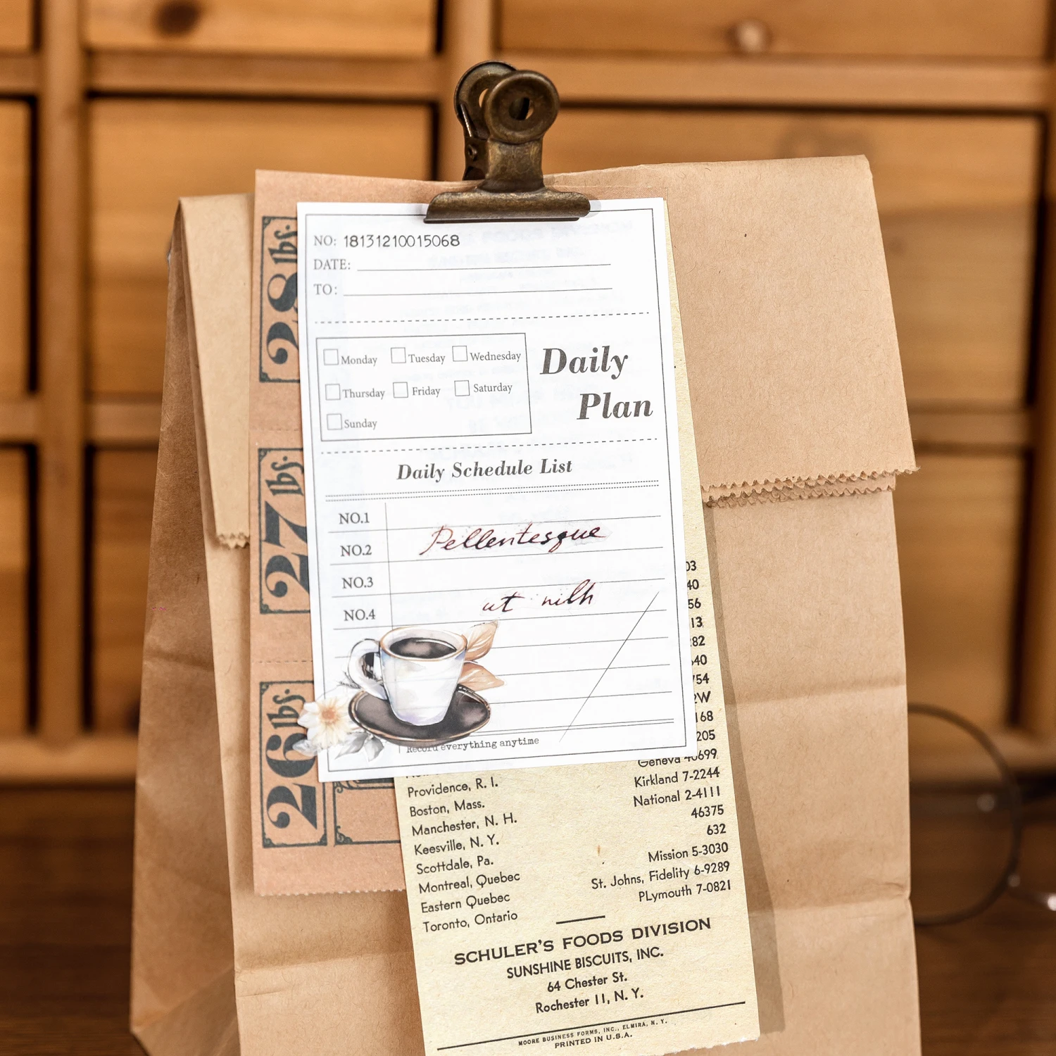 TIANZI 50 Sheets Retro Simple INS Message Notes Material Paper Memo Pad Creative DIY Journal Collage Scrapbook Decor Stationery