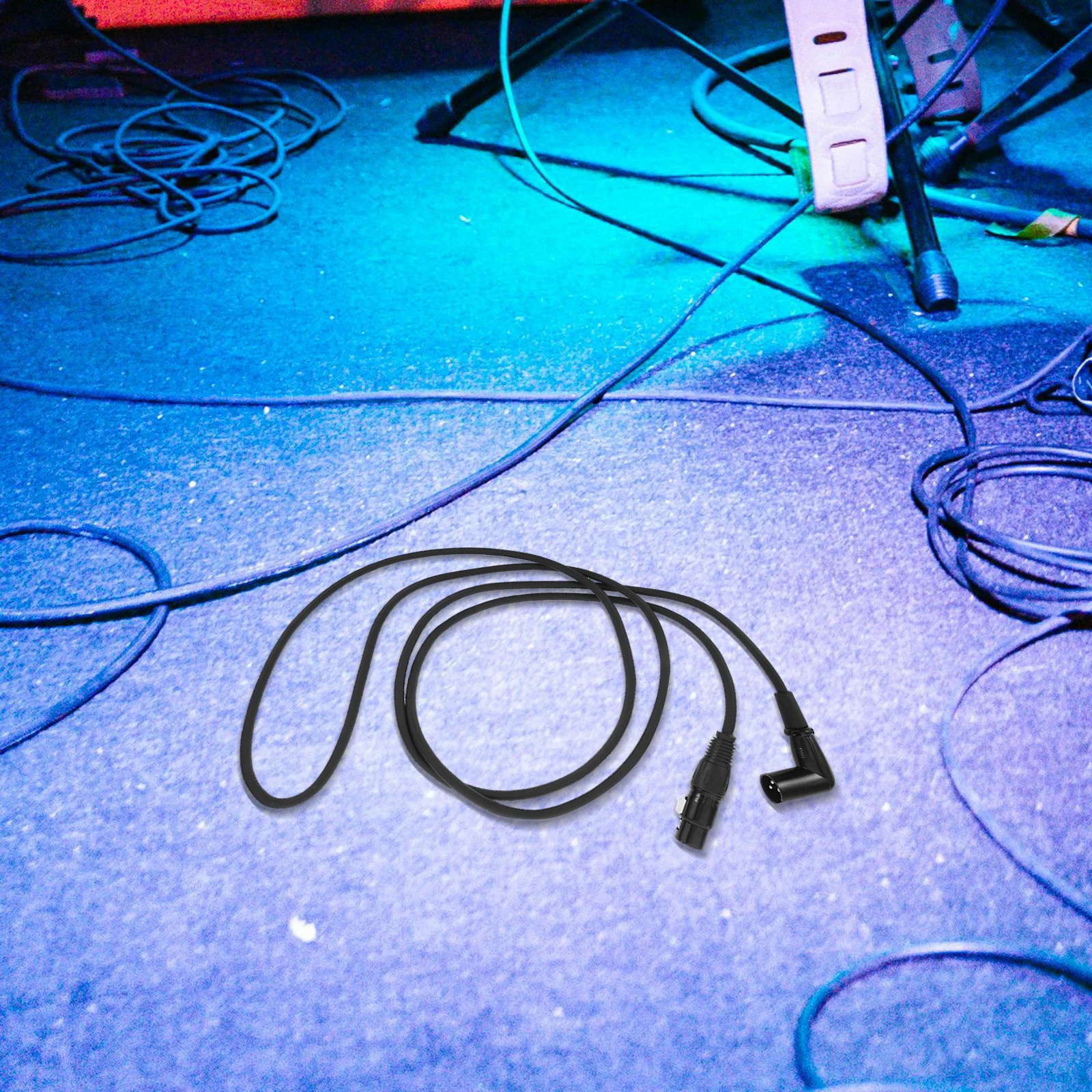 

Right Angle 90 Degree Male To Female Balanced Microphone For Powered Speakers Xlr Extension Cord Live