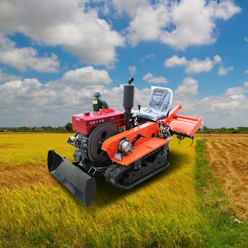 

Luxury seated type power tiller rotary cultivator 25 horsepower 35 horsepower farm land orchard field management customized