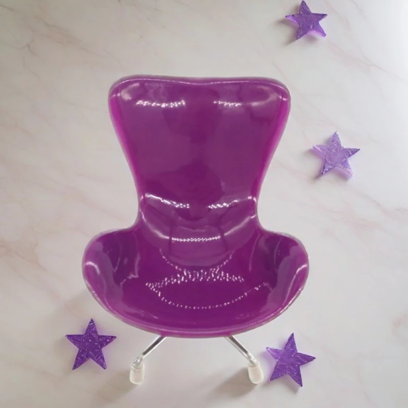 Justildas 1/6 BJD Puppe Hochstuhl Stühle Puppe Zubehör Für Blyth Puppen, Puppenhaus Möbel Spielzeug für Monster Puppen Kinder Spielzeug