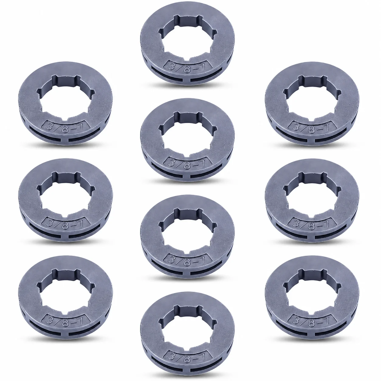 10pcs Sprocket Drive Rim .375