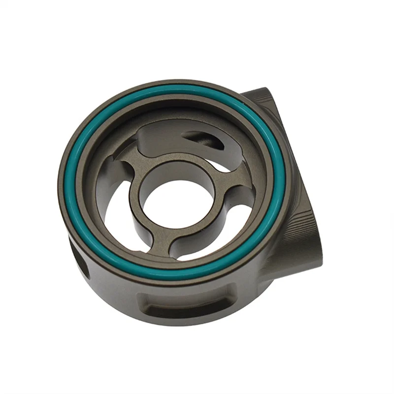 M20-1.5 3/4-16UNF Oil Temperature Pressure Sensor Base Adapter Plate Aluminum Oil Filter Sandwich Universal Instrument