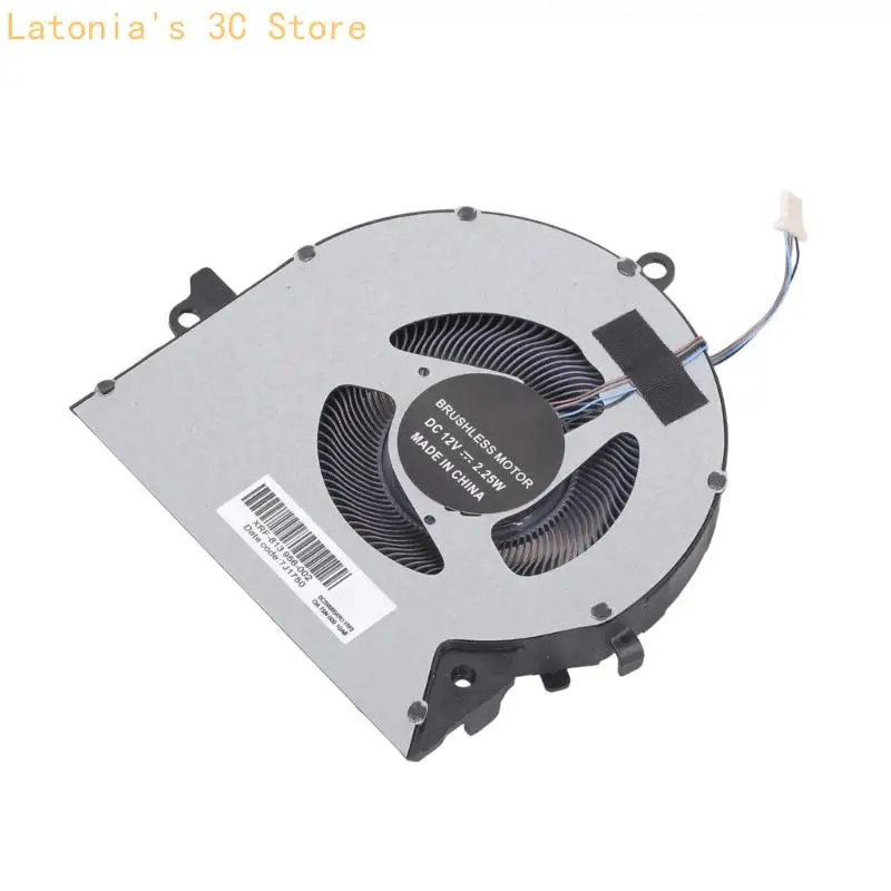 Laptops CPU GPU Lüfter für OMEN 16-B 16-C DC12V 4Pin Kühler Lüfter X3UB – Detail 9