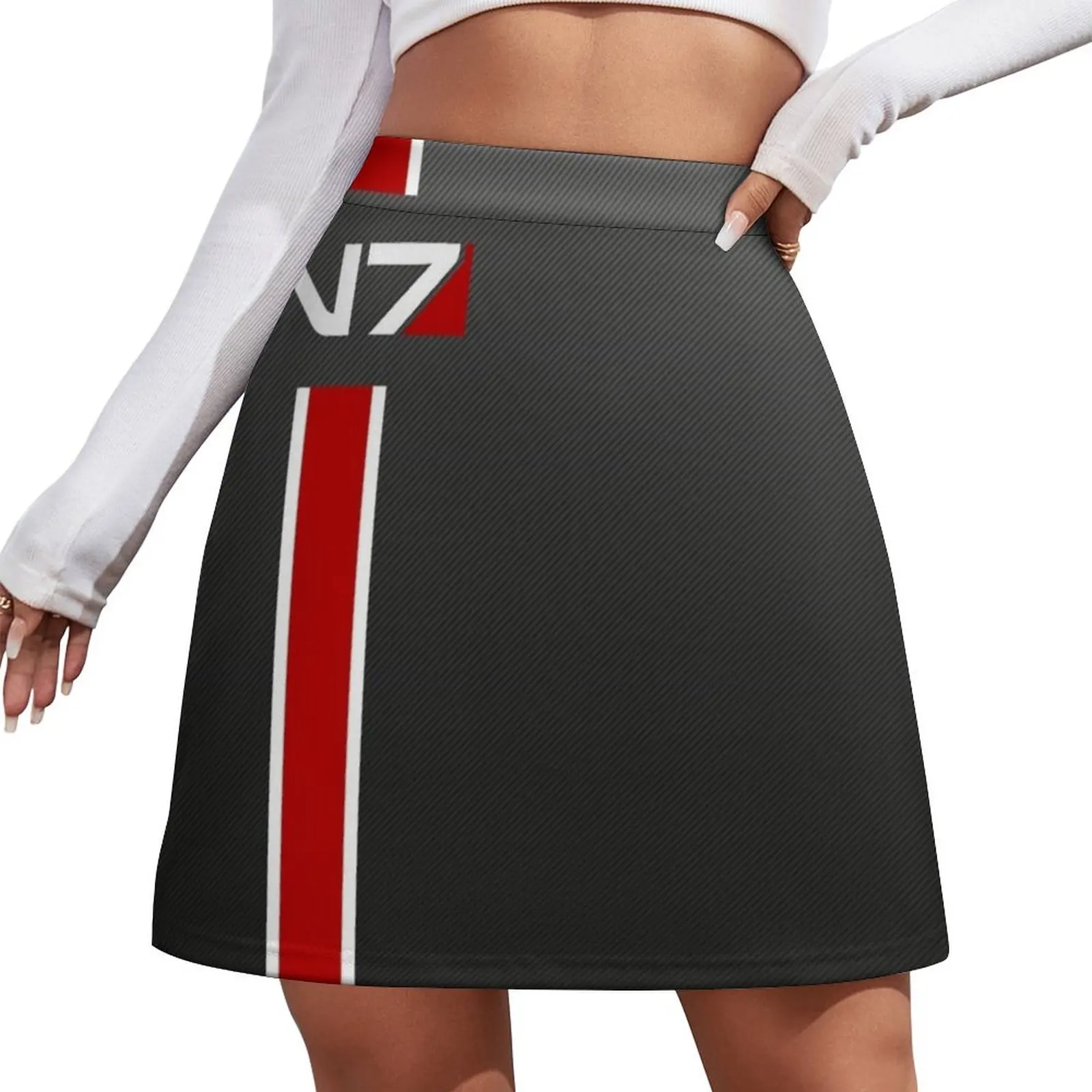 

N7 iconic Masseffect HD Mini Skirt novelty in clothes Women's summer skirt Summer women's clothing Miniskirt