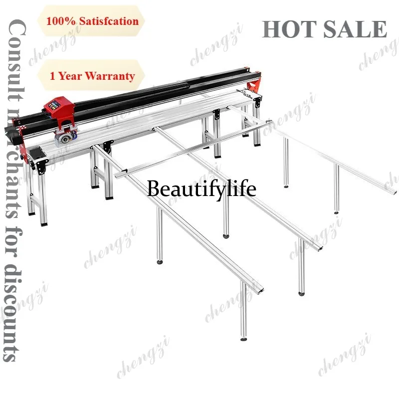 81 All In One Automatic Tile Cutter Machine With Manual Push Cutter For Marble Slab Wood 45 Degree Chamfering Water Jet Bench Ty