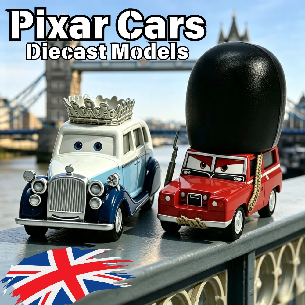 Kids Toys Uk - Pixar Auta Zygzak McQueen Queen Soldier