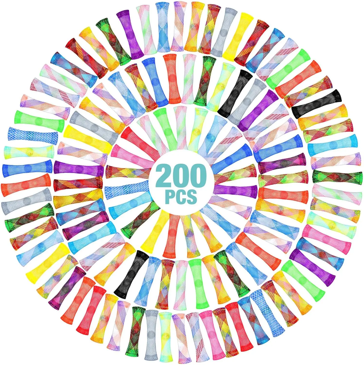 20-200PCS Vinger Fidgets Marmeren Mesh Fidgets Speelgoed Zintuiglijke Stress Verlichten Speelgoed Stille Rustige Fidget Blokken voor Volwassenen Schoolklas