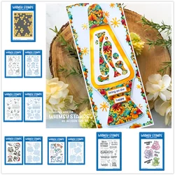 New Cutting Dies 2025 Honeycomb Mother's Day Christmas Snowglobe Clear Stamps Lava Lamp Scrapbooking Paper Making Card Craft