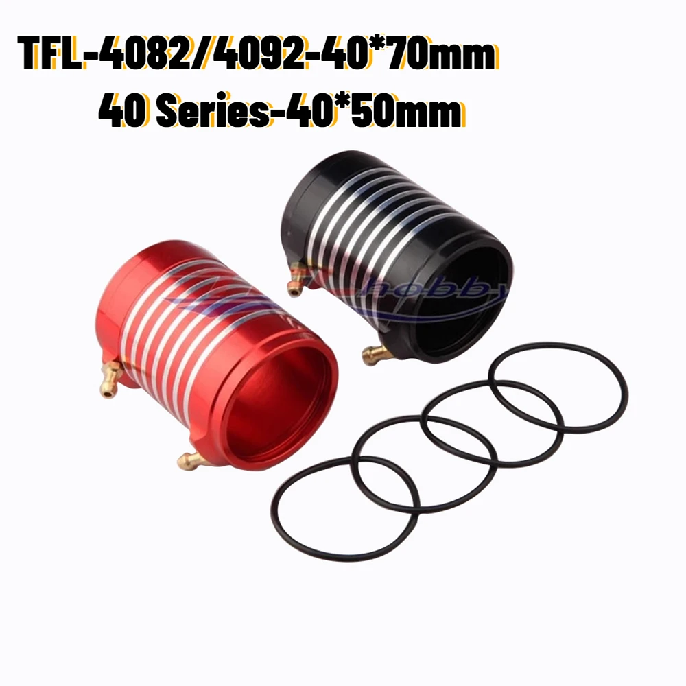 Motor sin escobillas serie TFL-4082/4092,40, chaqueta de refrigeración por agua con muesca radiante, 40x50/40x70mm, para modelo RC