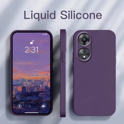 For Cover OPPO A98 5G Case For OPPO A98 5G Capa New Liquid Silicone Back Shockproof Full Soft Cover For OPPO A 98 A98 5G Fundas