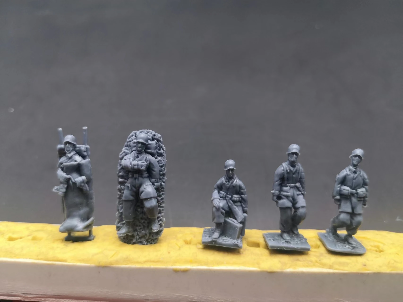 

Супер Мини 1/72 ПВХ фигурка модель игрушка W WII Смола Germman десантники потери и искусство