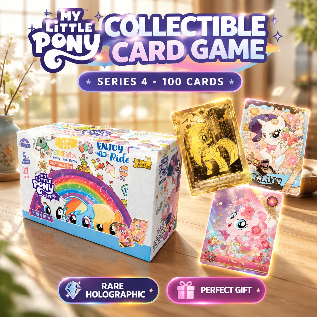 Official Genuine Kayou My Little Pony‌ Peripheral Game Card A Whole Box Of Rainbow 4th Round Game Collection Card Holiday Gifts