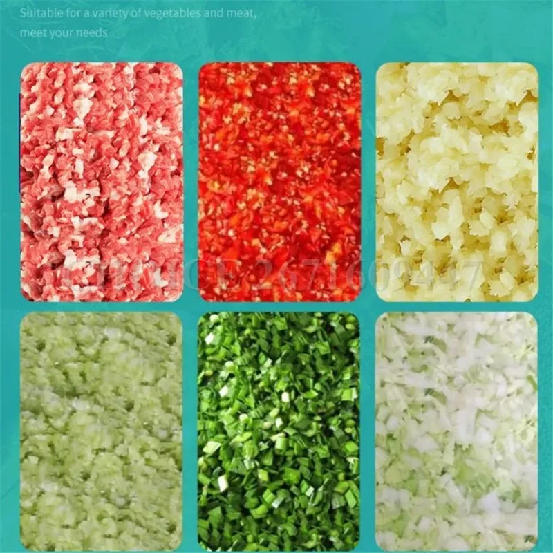 Commercial Automatic Meat Bowl Grinder Cutter Stainless Steel Vegetable Chopping Machine