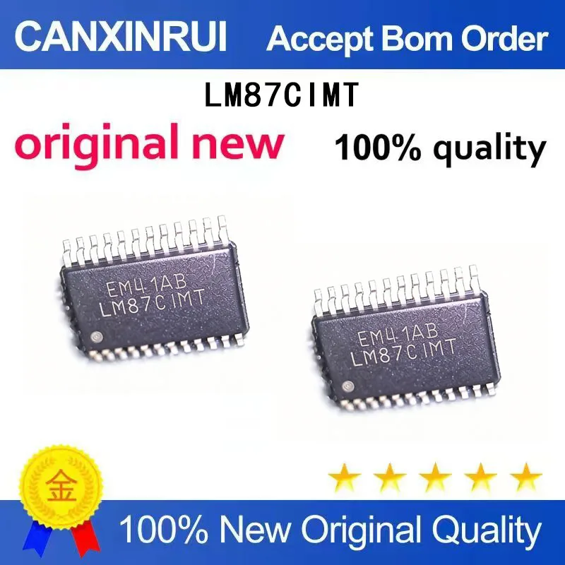 (5-100 Pieces) Brand new original LM87CIMTX LM87CIMT TSSOP-24 integrated circuit chip IC