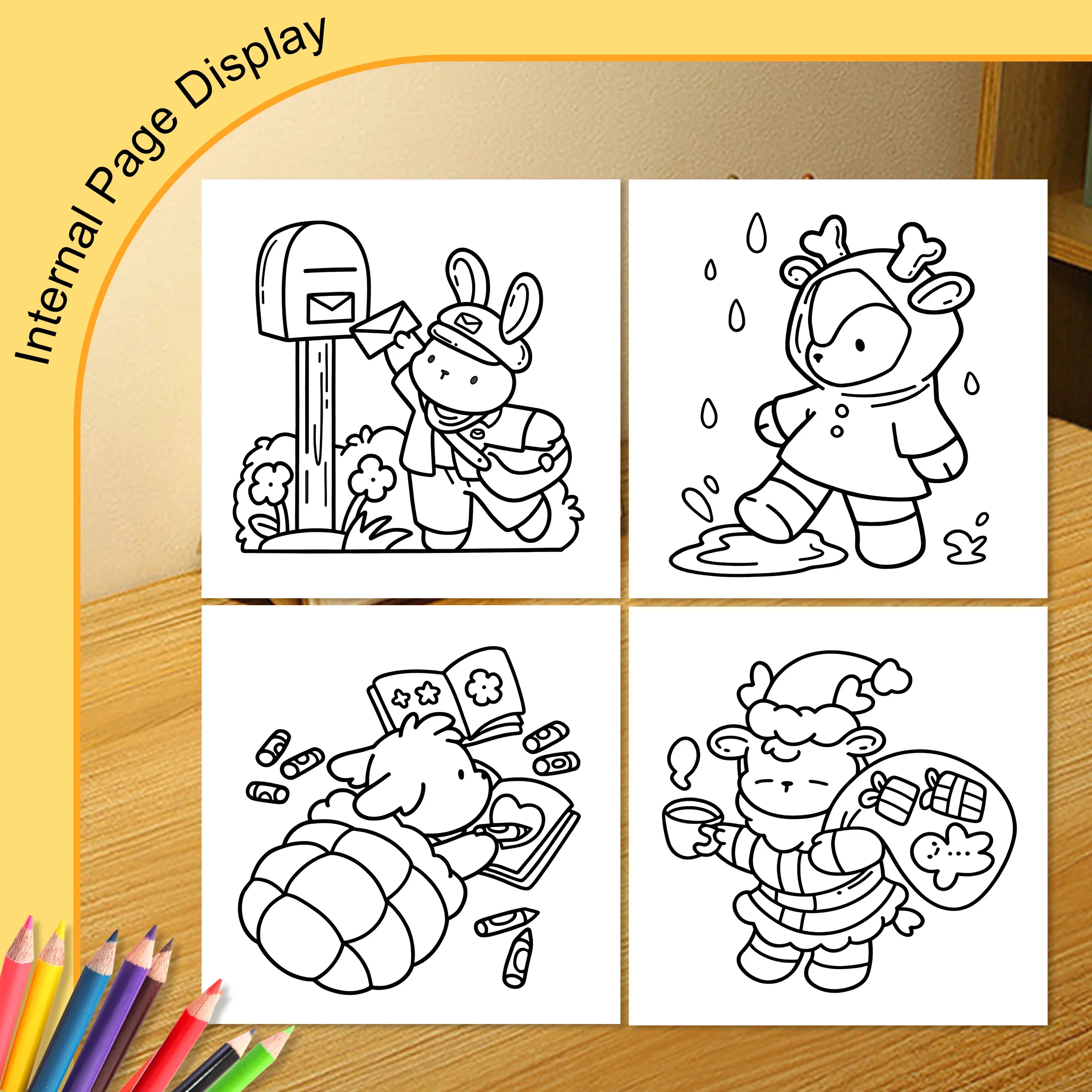 كتاب تلوين أنماط جريئة وسهلة الحيوانات للبالغين، كتاب رسم لطيف، هدية مثالية للحفلات وأعياد الميلاد