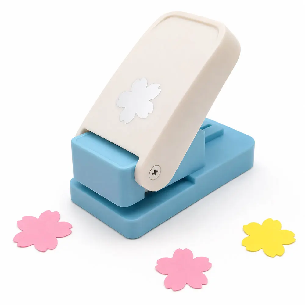 Cherry Blossom Pattern Hand Embossing Machine, Compact and Portable, Suitable for Greeting Cards and Scrapbooking