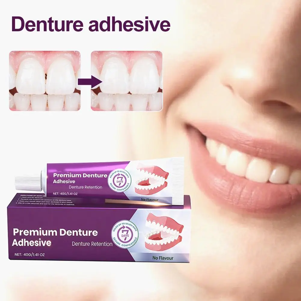 Professional Denture Fixing Adhesive Cream Strong Complete Dentures Glue Dentistry Products Strong Adhesion Materials