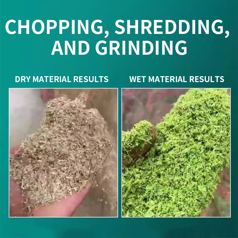 

7.5 kW Grass Chopper, 220V/380V Straw Shredder, Suitable for Both Dry and Wet Use, Ideal for Mowing and Ultra-Fine S(Customized)